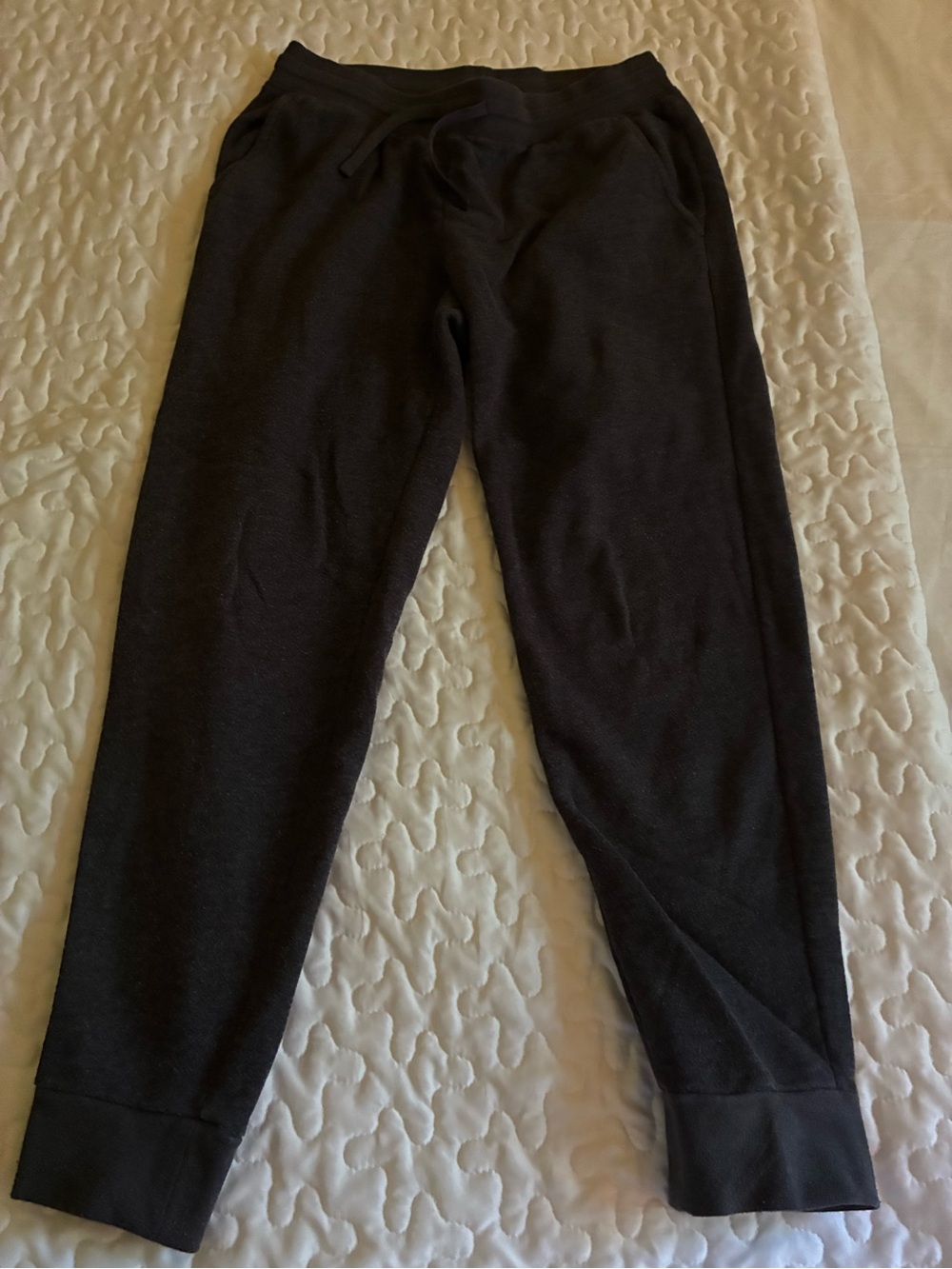 tek gear dark charcoal fleece joggers